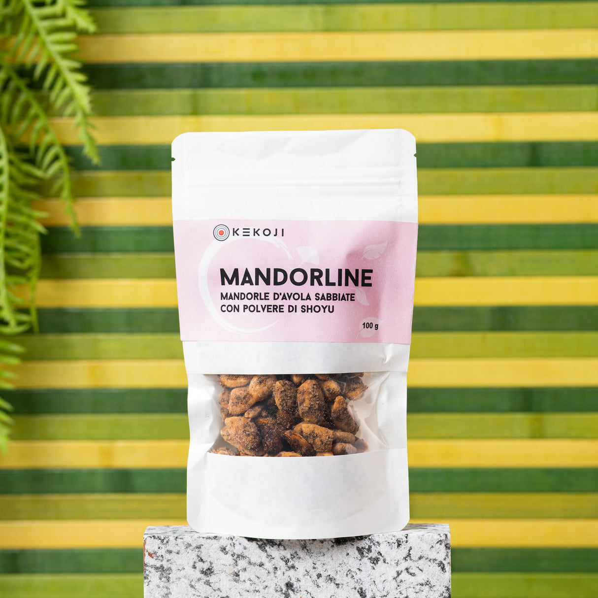 Mandorline - Mandorle sabbiate con polvere di Shoyu