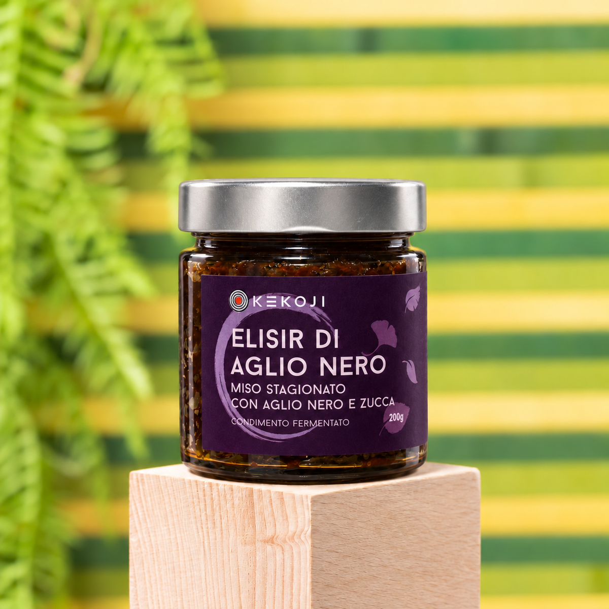 🖤 Elisir di Aglio Nero – Miso Stagionato con Aglio Nero e Zucca 200 g